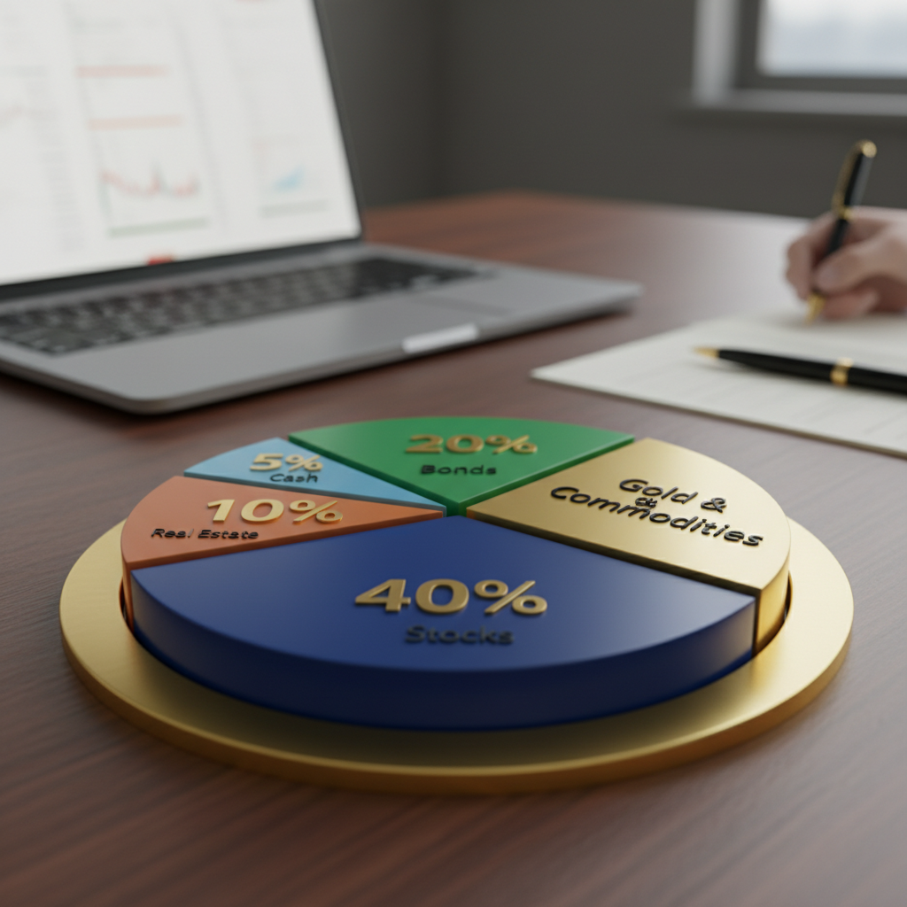 Asset allocation pie chart