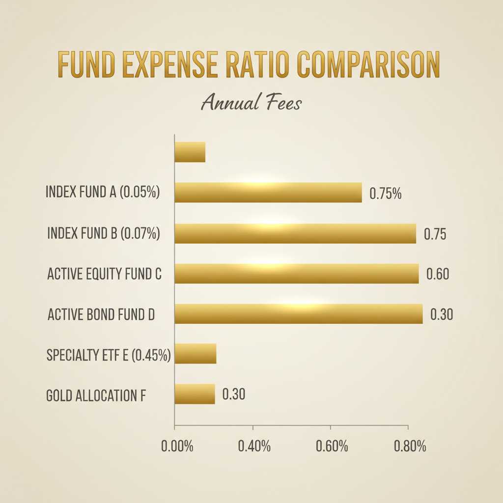 Expense ratio impact visualization